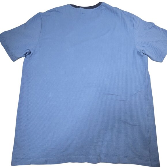 Scotch & Soda Mens Blue Ribbed Crewneck T-Shirt XL Crafted With Love - Picture 3 of 8